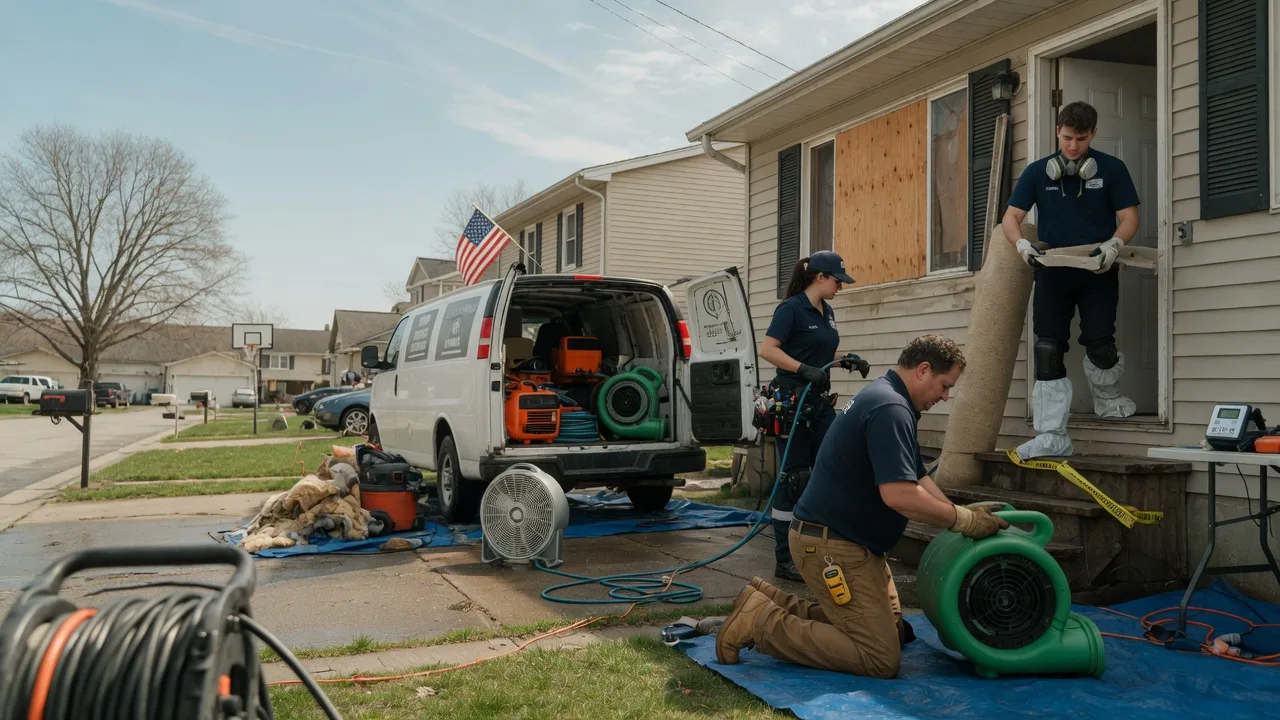 Water Damage Restoration in Kingsford Heights, IN near me